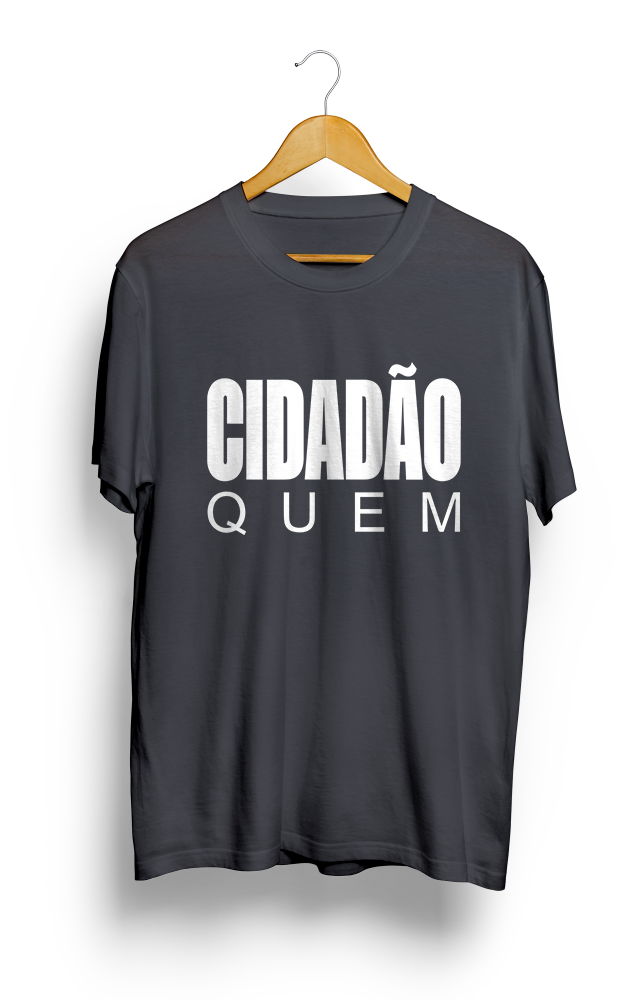 Foto do produto Camiseta Cidadão Quem | Cinza Chumbo